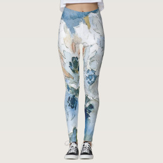 Flowers by Vrubel Leggings