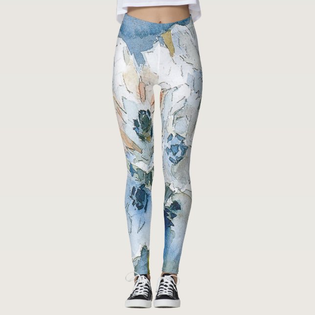 Flowers by Vrubel Leggings (Front)