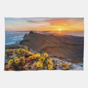 Flowers Canary Islands, Spain Tea Towel