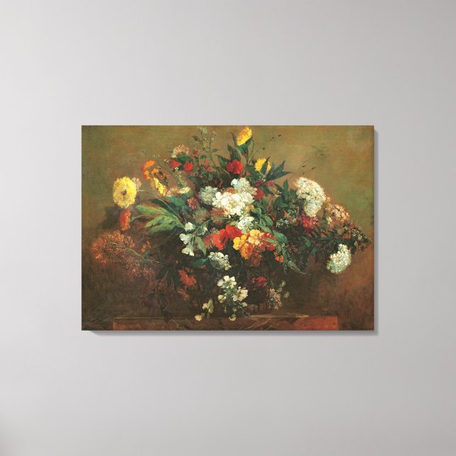 Flowers Canvas Print (Front)