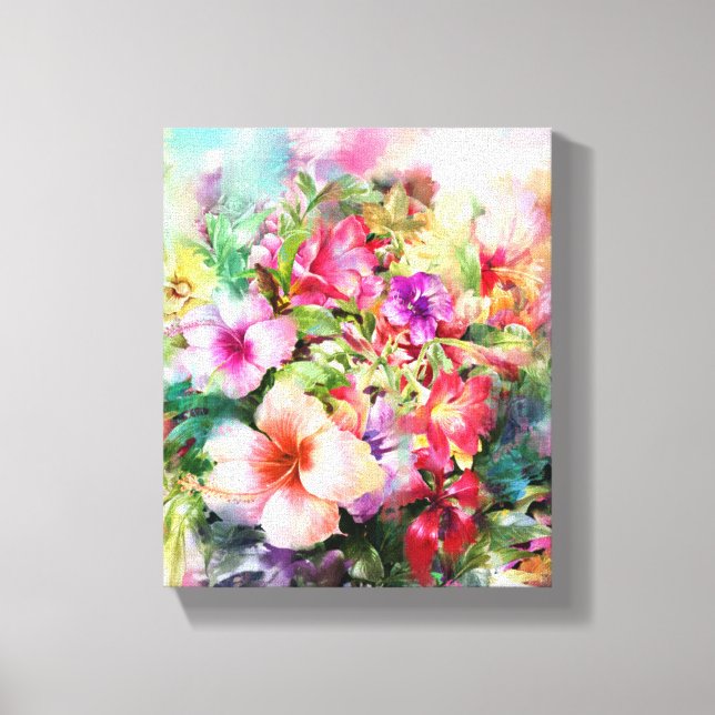Flowers Canvas Print (Front)