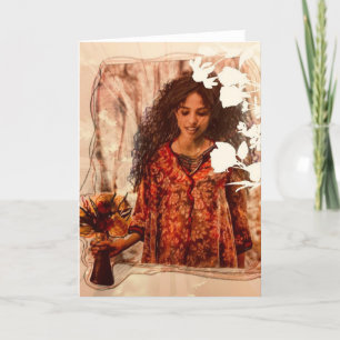 "Flowers" Card