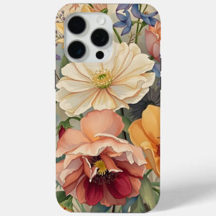 flowers iPhone 15 pro max case