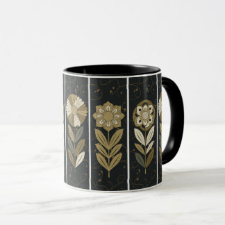 flowers coffee mug