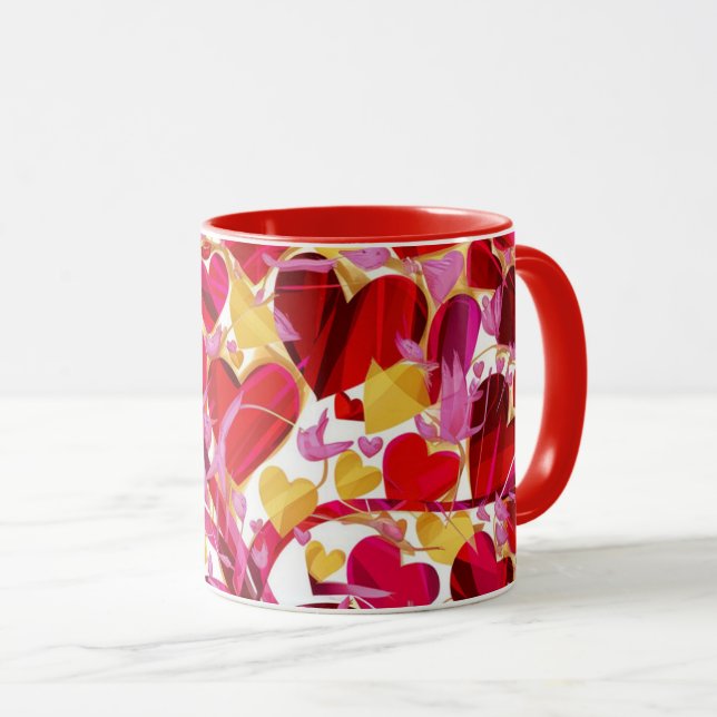 flowers coffee mug (Front Right)