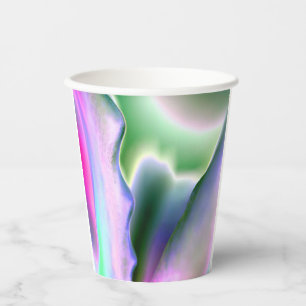 Flowers Color Print Paper cup