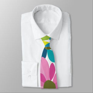 Flowers Colourful Flowers Tie