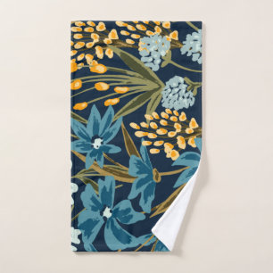 Flowers Colourful Watercolor Trendy Hand Towel