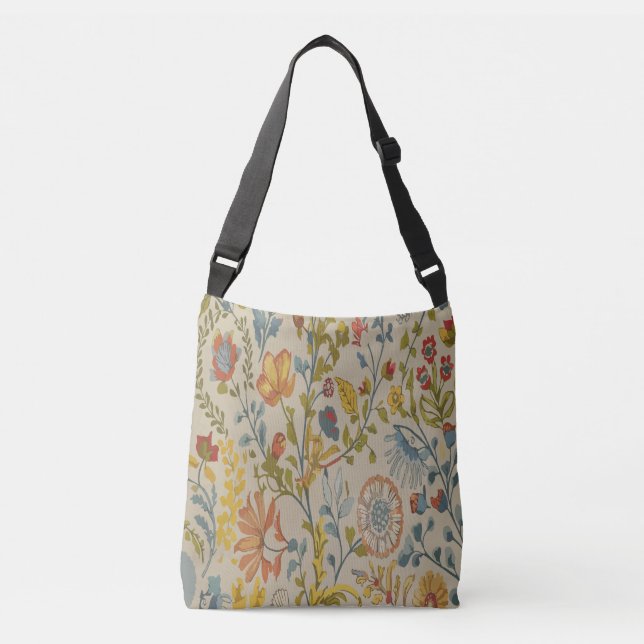 Flowers Crossbody Bag (Front)