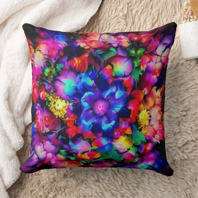 Flowers Cushion (Blanket)