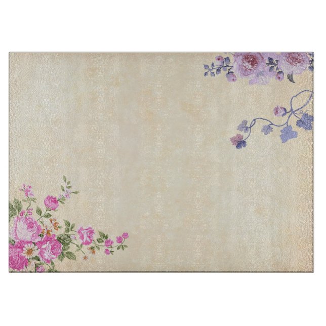 Flowers Cutting Board (Front)