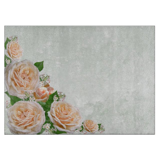 Flowers Cutting Board (Front)