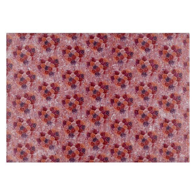 Flowers Cutting Board (Front)