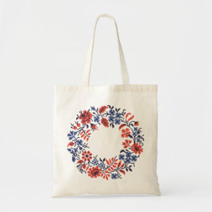 Flowers cycle tote bag