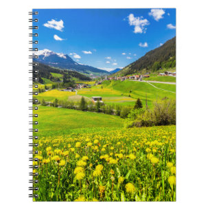 Flowers   Dandelion Canton of Grisons, Switzerland Notebook