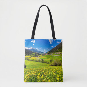 Flowers   Dandelion Canton of Grisons, Switzerland Tote Bag