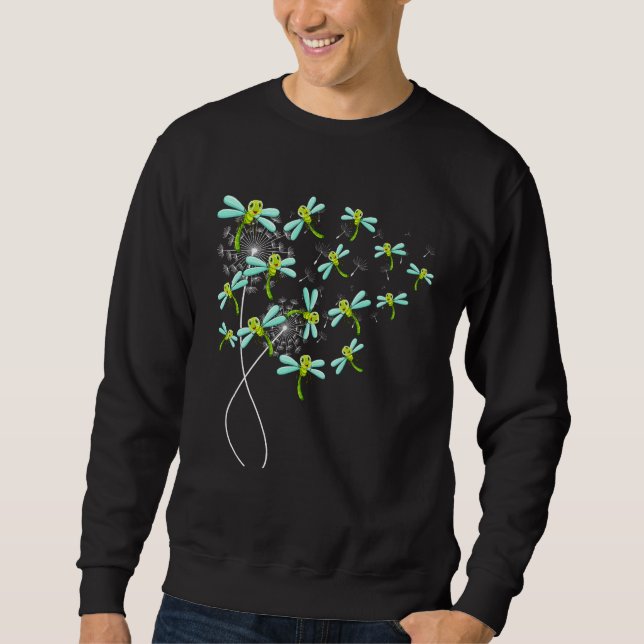 Flowers Dandelion Dragonflies Collection Costume F Sweatshirt (Front)