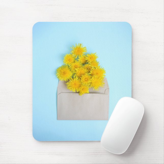 Flowers | Dandelions in Envelope Mouse Pad (With Mouse)