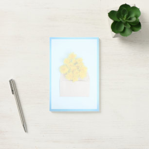 Flowers   Dandelions in Envelope Post-it Notes