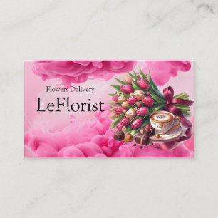 Flowers Delivery Business Card