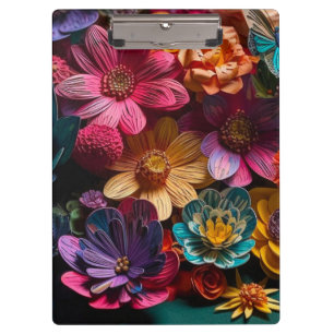Flowers Design Clipboard