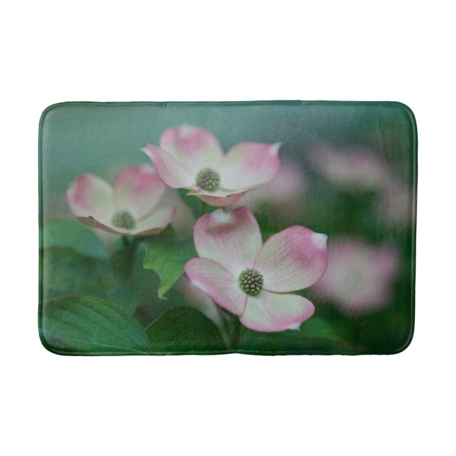 Flowers | Dogwood Blossoms Bath Mat (Front)