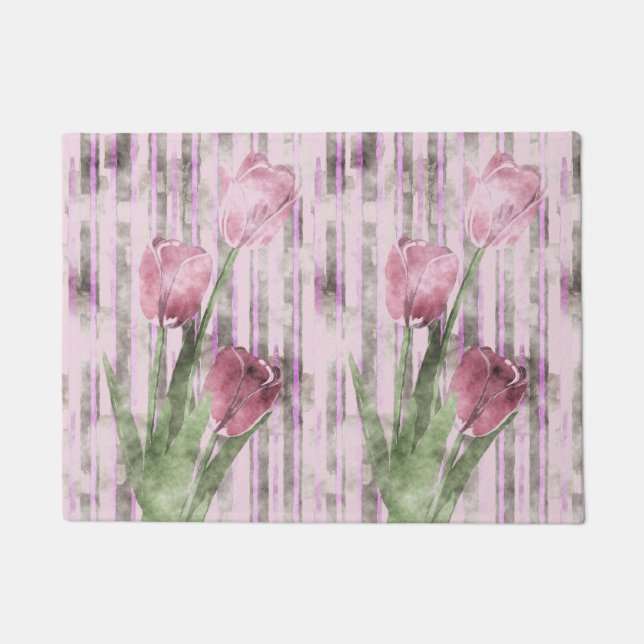 Flowers Door Mat (Front)