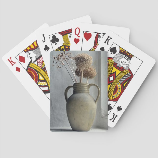 Flowers | Dried Flower Vase Playing Cards (Back)