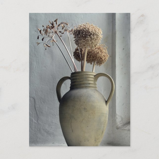 Flowers | Dried Flower Vase Postcard (Front)