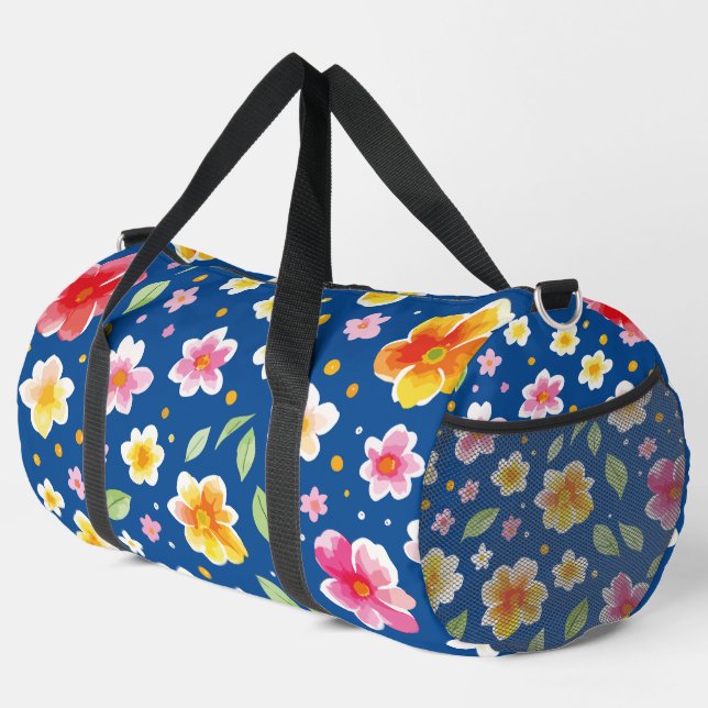 Flowers Duffle Bag (Right Corner)