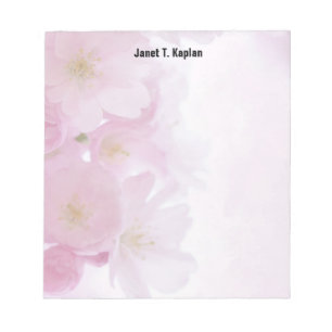 Flowers Elegant Plain Simple Professional Modern Notepad
