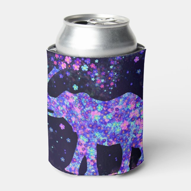 Flowers Elephant can Cooler Spring Joy (Can Front)