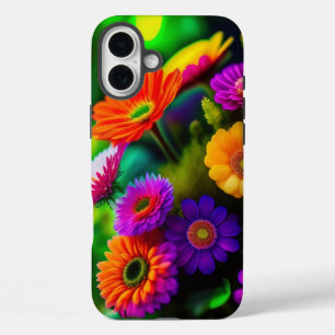 Flowers Everywhere iPhone 16 Plus Case