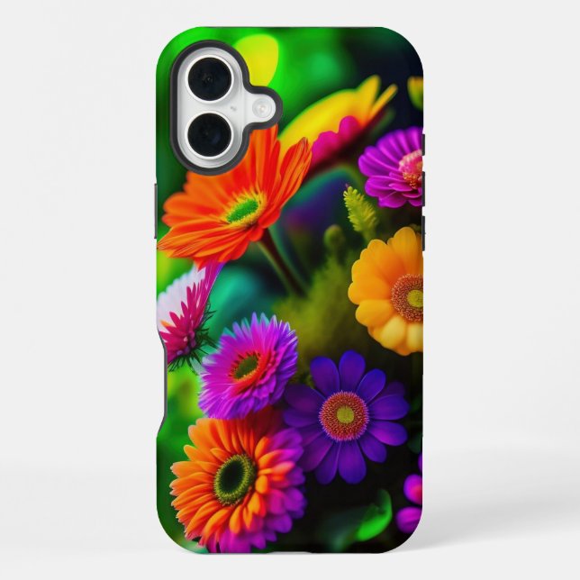 Flowers Everywhere iPhone Case (Back)