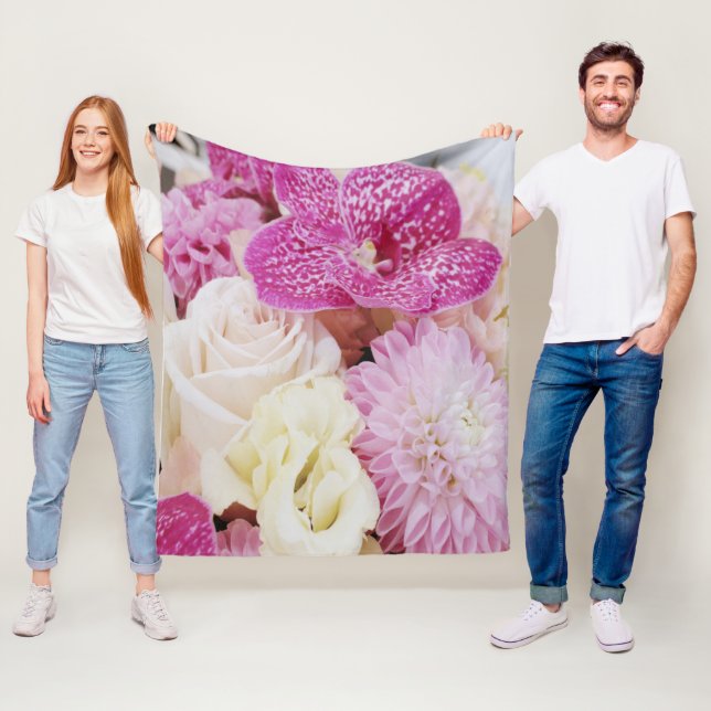 Flowers Fleece Blanket (In Situ)