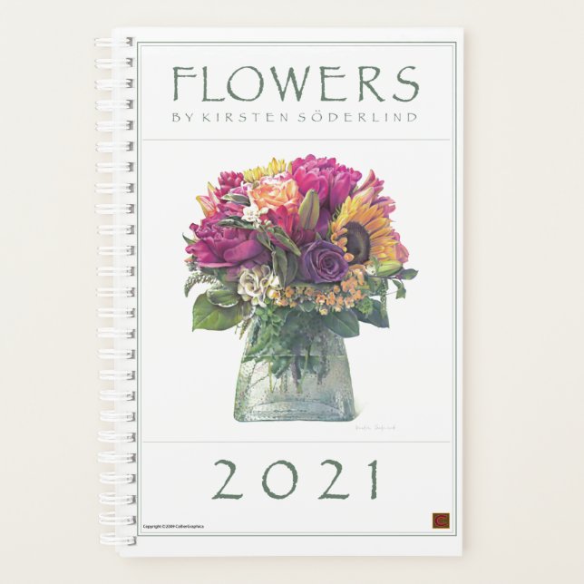 FLOWERS-Floral-2021- Planner (Front)
