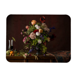 Flowers Floral Arrangement Magnet