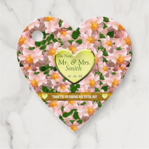 Flowers Floral Party Event Wedding Favour Tags