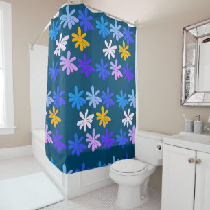 Flowers Floral Pattern  Shower Curtain
