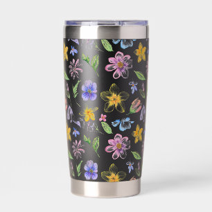 Flowers Floral Pattern Sublimation-95651 Insulated Tumbler