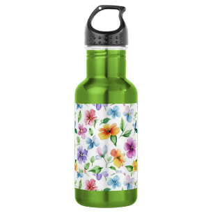 Flowers Floral Pattern Sublimation-95652 532 Ml Water Bottle