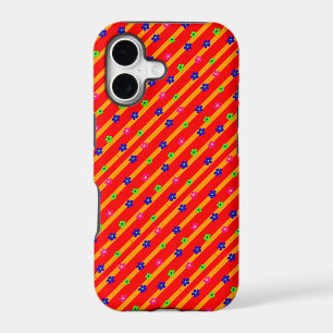 Flowers Floral Stripes Design Rainbow Destiny Gift