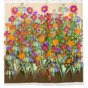 Flowers Flowers Flowers Shower Curtain