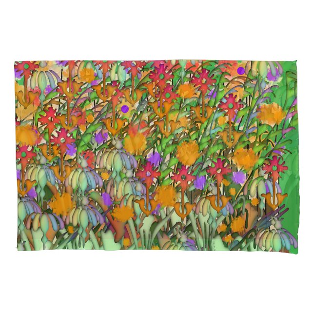 Flowers Flowers Flowers Standard  Pillowcase (Front)