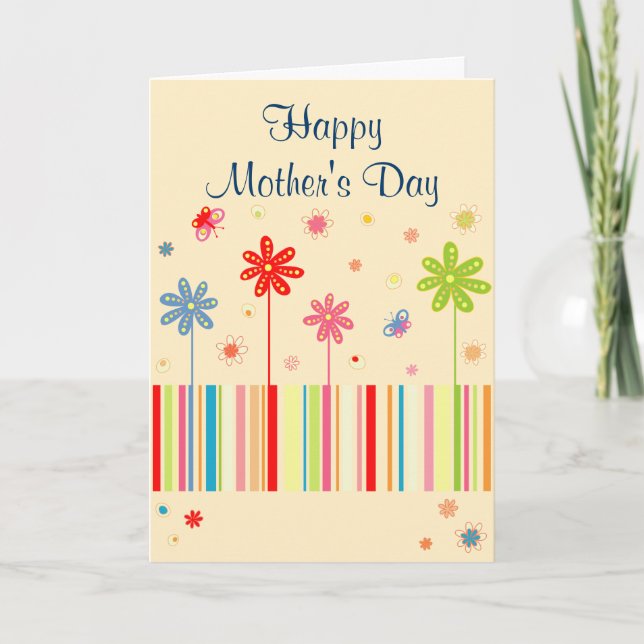 Flowers for Mother's Day Card (Front)