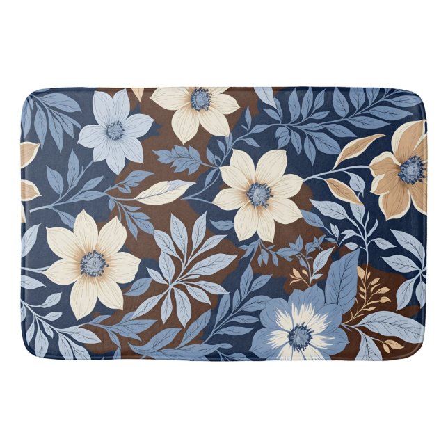 Flowers For Your Blues Bath Mat (Front)