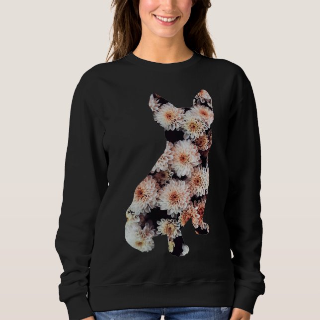Flowers Frenchie Sweatshirt (Front)