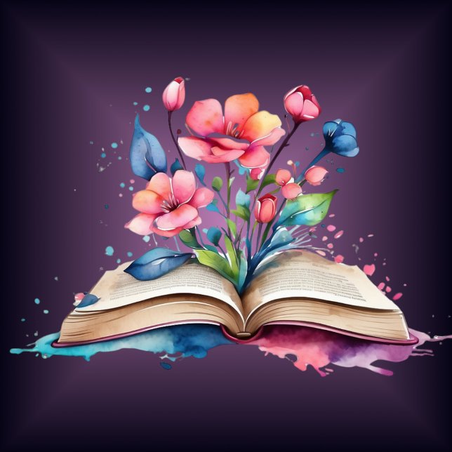 Flowers from Books T-Shirt (Creator Uploaded)