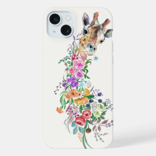 Flowers Giraffe iPhone Case