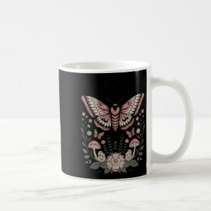 Flowers Goblincore Moth Butterfly Monophases Cotta Coffee Mug